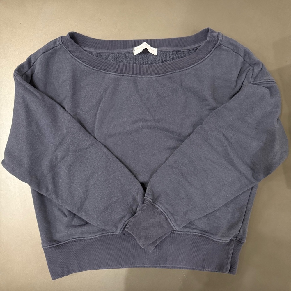 Spiritual Gangster Casual Blue/Gray Sweatshirt - Size Small